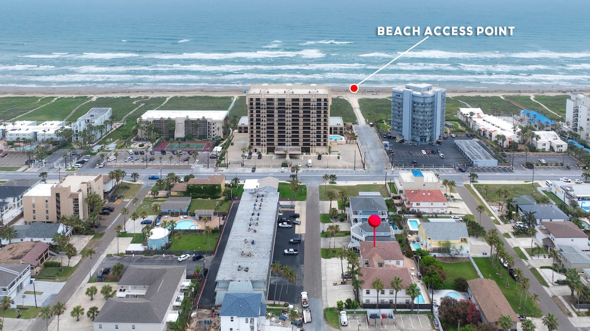 South Padre Island beach near the condo